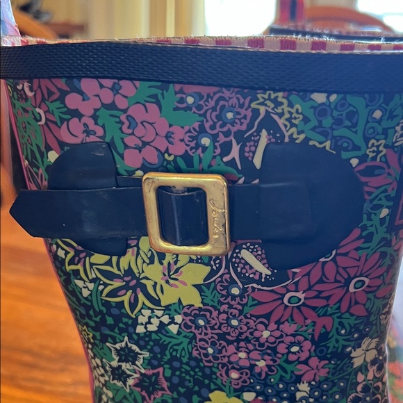 Joules Women's Vibrant Floral Rain Boots - Multicolor - Picture 5 of 6